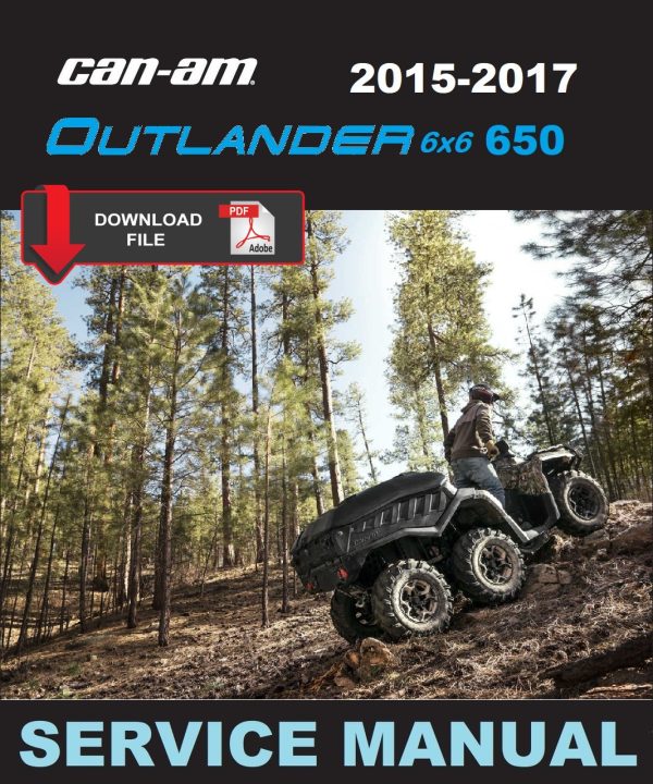 Can-Am 2015 Outlander 6x6 650 XT Service Manual