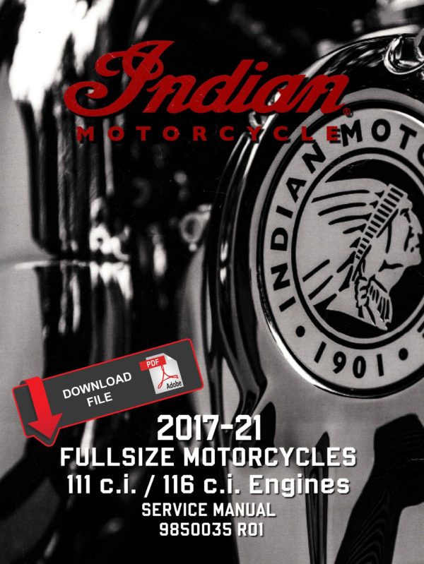 Indian 2019 Springfield Dark Horse Service Manual