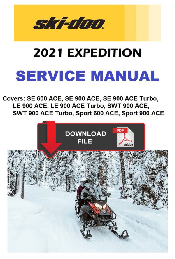 Ski-Doo 2021 Expedition Sport 900 ACE Service Manual