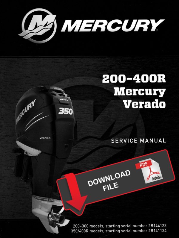 Mercury Verado 400R Outboard Motor Service Manual