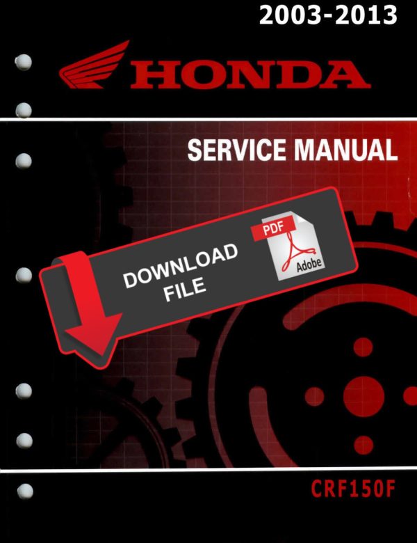 Honda 2005 CRF150F Service Manual