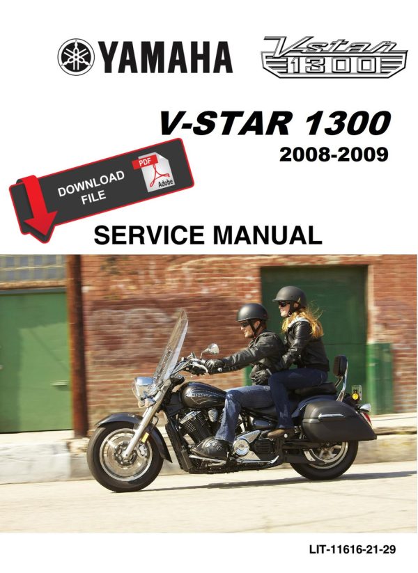 Yamaha 2009 V-Star 1300 Service Manual