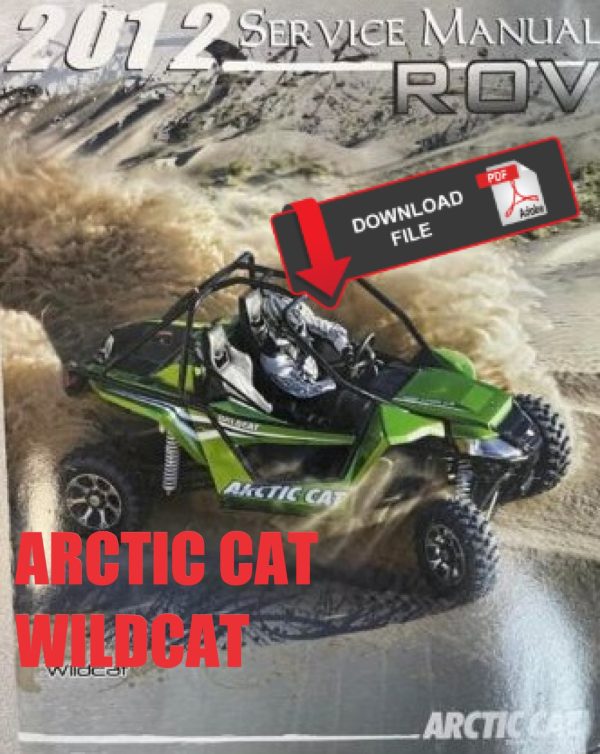 Arctic Cat 2012 Wildcat Service Manual