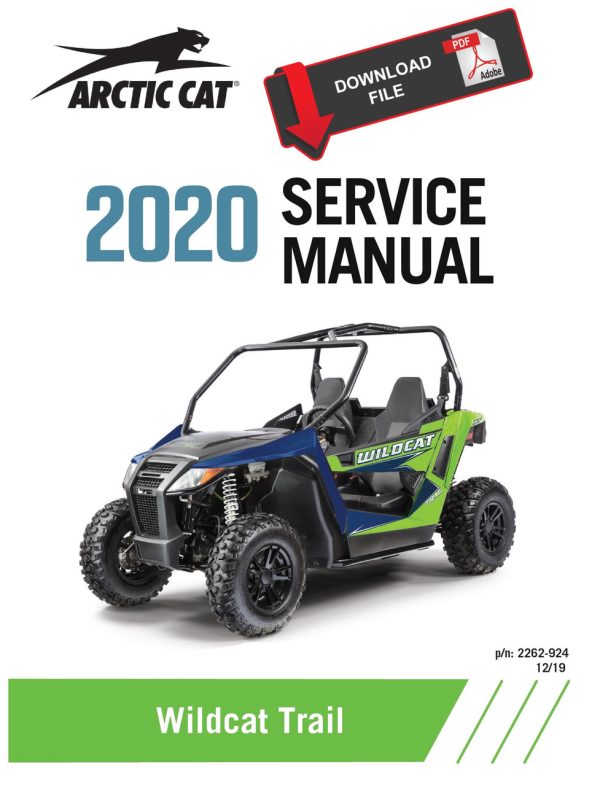 Arctic Cat 2020 Wildcat Trail XT Service Manual