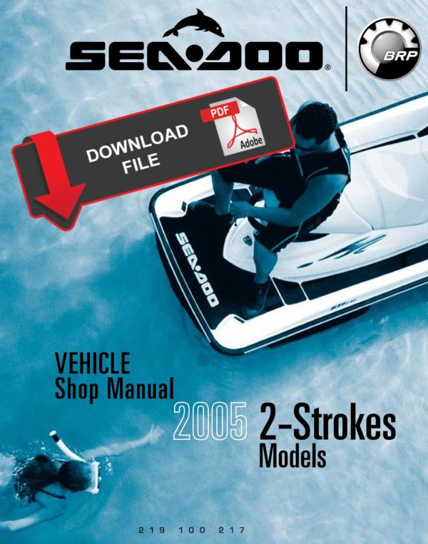 Sea-Doo 2005 3D Premium Jetski Service Manual