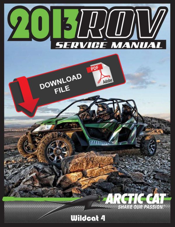 Arctic Cat 2013 Wildcat 4 1000 Service Manual