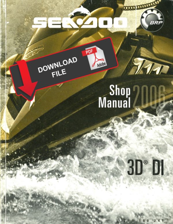 Sea-Doo 2006 3D DI Jetski Service Manual