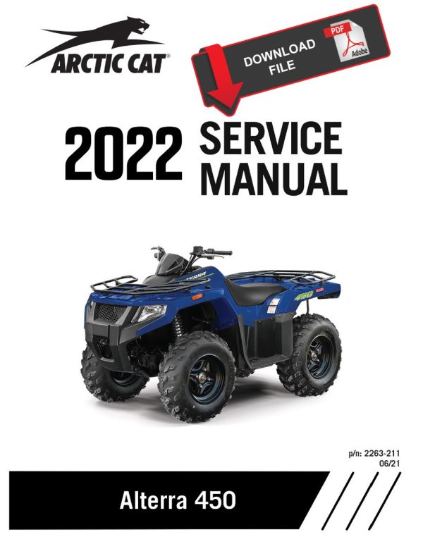 Arctic Cat 2022 Alterra 450 Service Manual