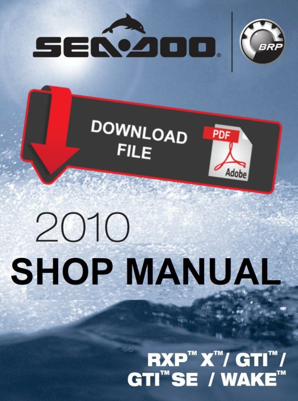 Sea-Doo 2010 GTI SE 155 Jetski Service Manual