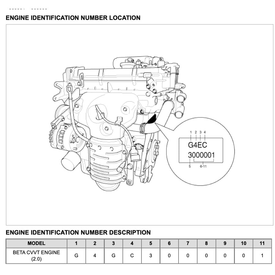 KIA CERATO / SPECTRA LD (2004-2009) SERVICE WORKSHOP MANUAL - Image 3