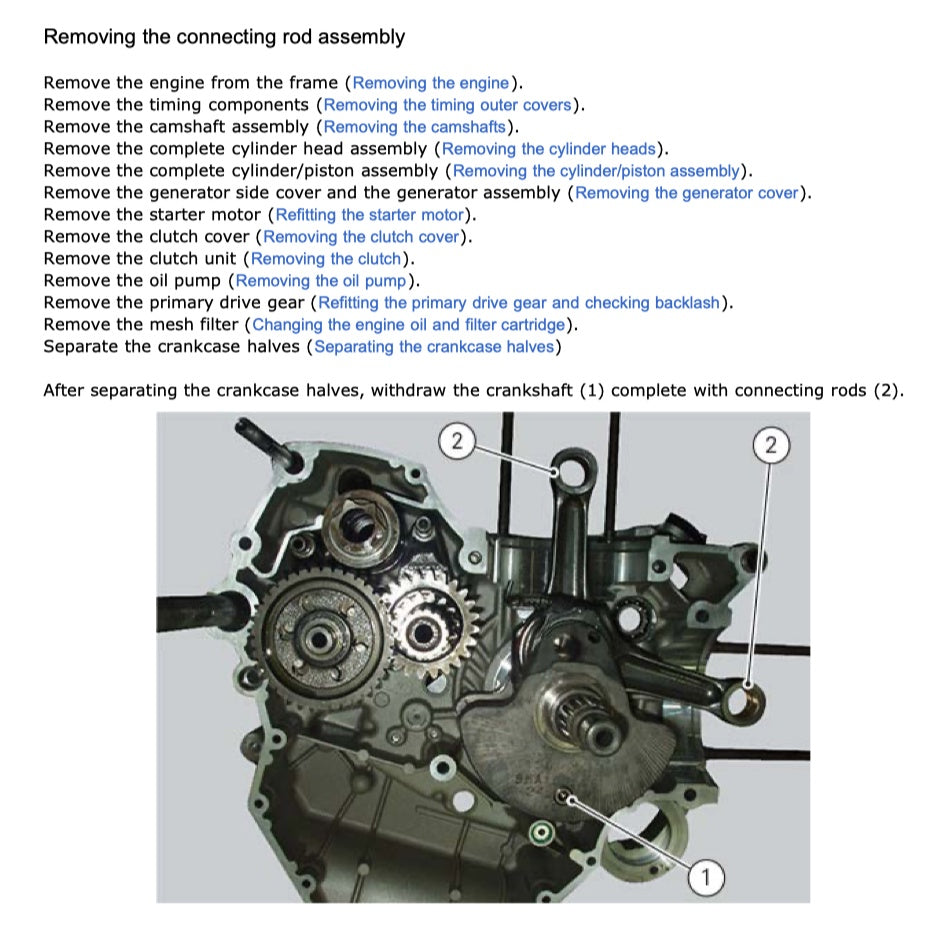 DUCATI MONSTER 1200 (2014-2016) SERVICE WORKSHOP MANUAL + PARTS CATALOGUE + OWNER'S MANUAL - Image 5