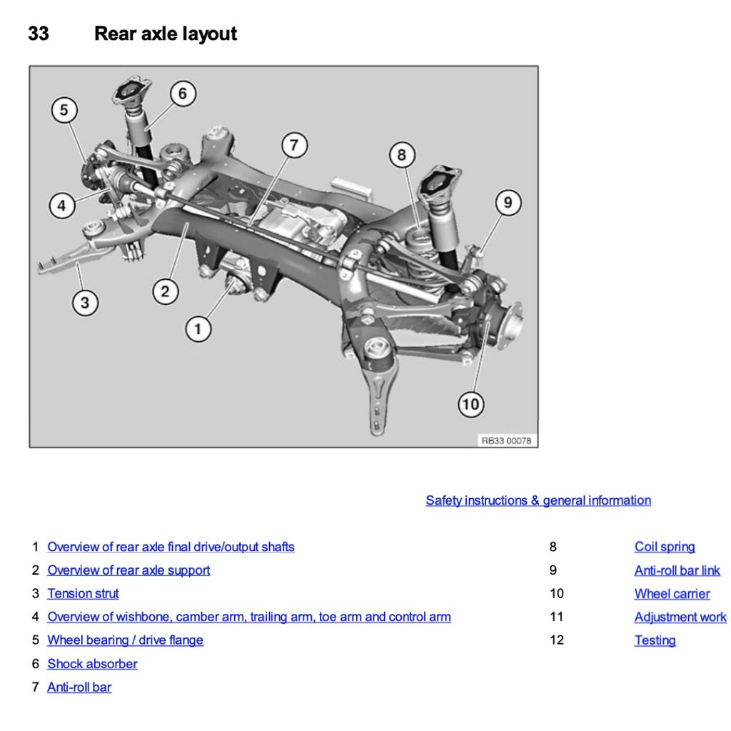 BMW 4 SERIES F32 435Xd (2013-2020) SERVICE WORKSHOP MANUAL - Image 8