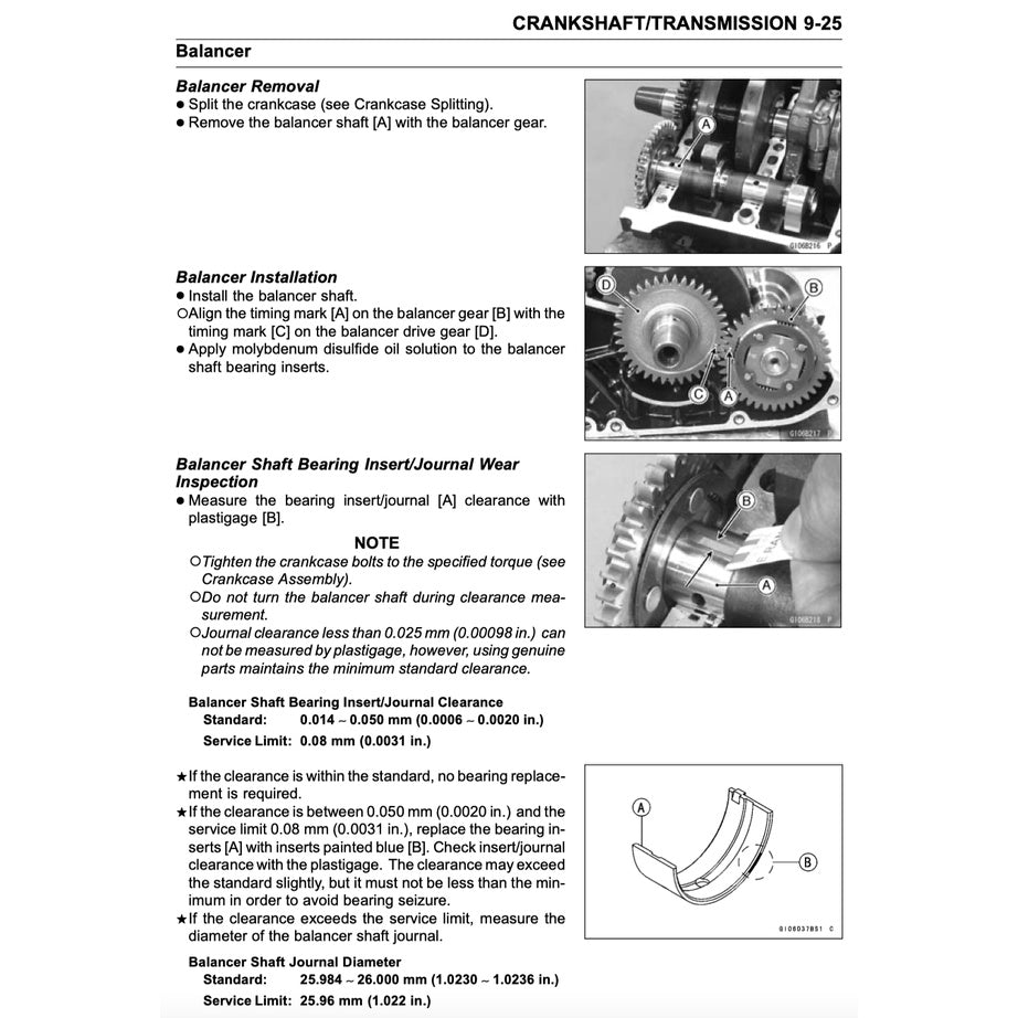 KAWASAKI NINJA 300 (2013-2017) SERVICE WORKSHOP MANUAL + PARTS CATALOGUE + OWNER'S MANUAL - Image 8