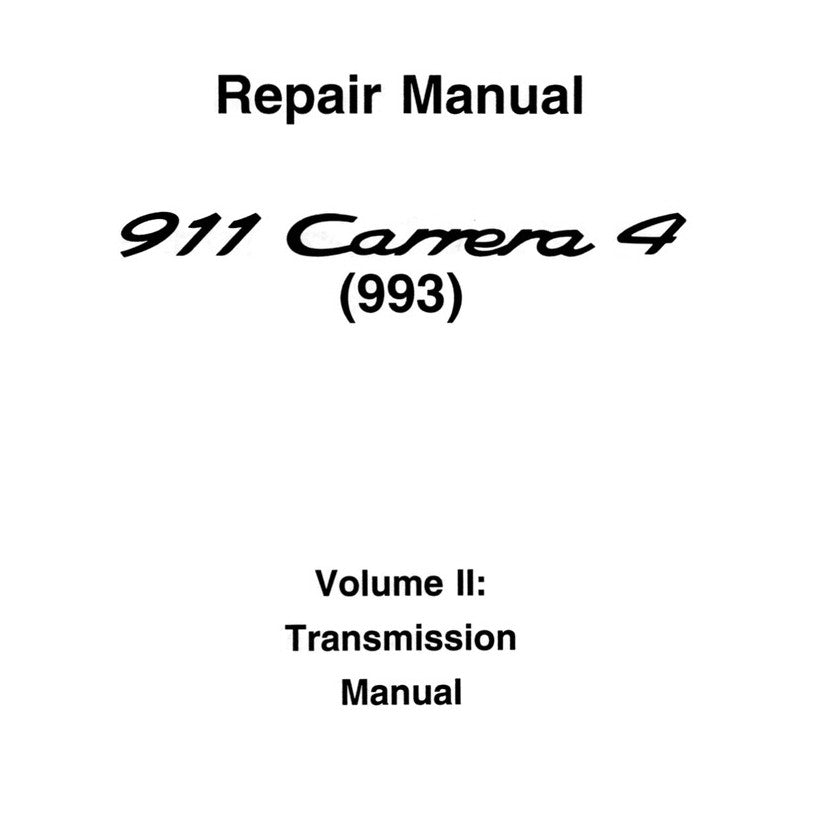 PORSCHE 911 993 (1994-1998) SERVICE WORKSHOP MANUAL + PARTS CATALOGUE - Image 7