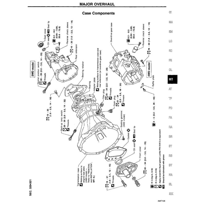 NISSAN PICKUP D21 (1985-1997) SERVICE WORKSHOP MANUAL - Image 6