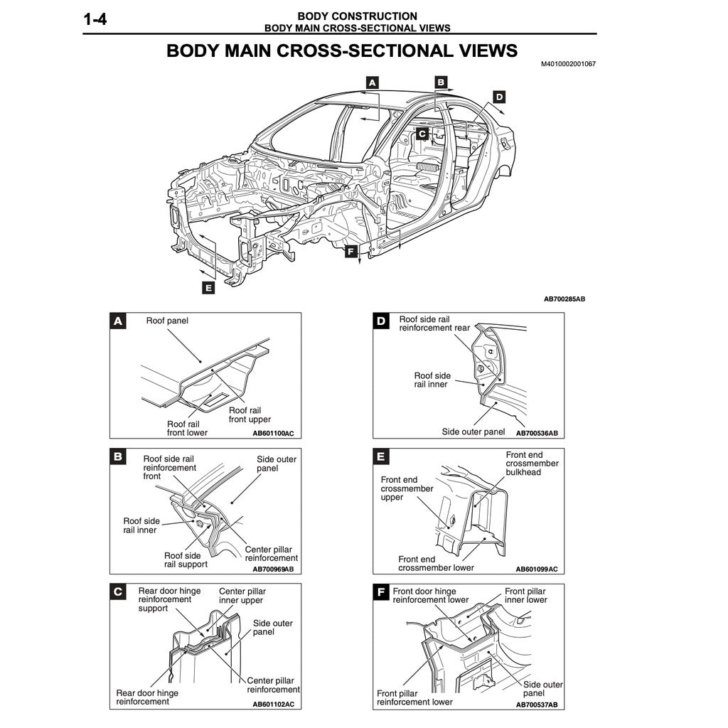 MITSUBISHI LANCER EVO X (2008-2102) SERVICE WORKSHOP MANUAL - Image 9