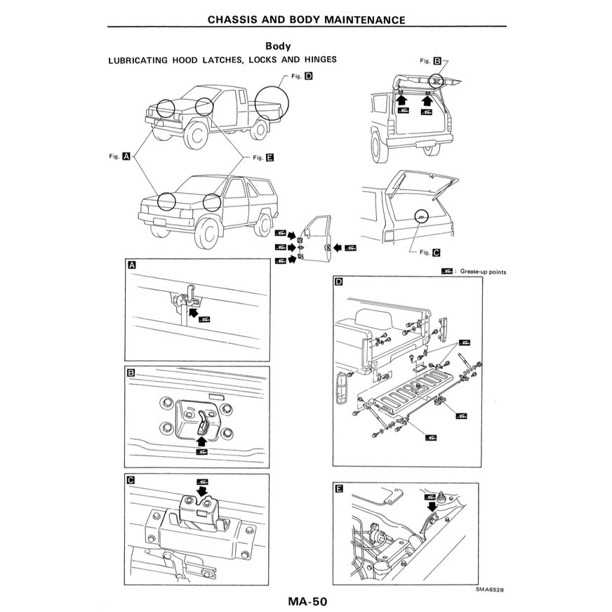 NISSAN TERRANO D21 (1985-1995) SERVICE WORKSHOP MANUAL - Image 5
