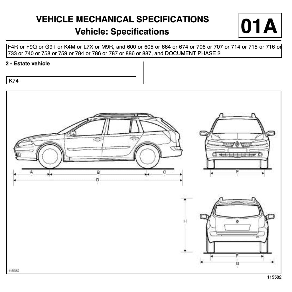 RENAULT LAGUNA II (2000-2007) SERVICE WORKSHOP MANUAL - Image 3