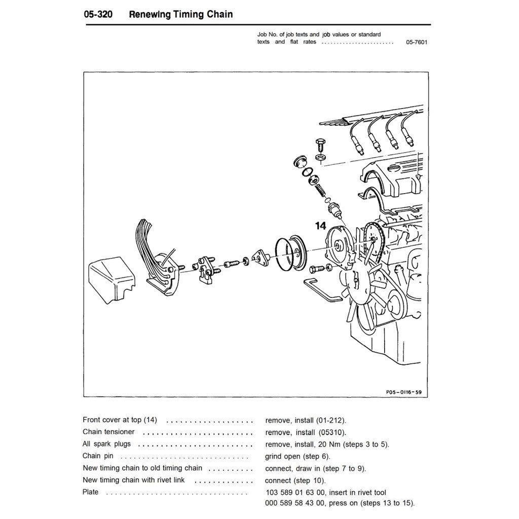 MERCEDES-BENZ ENGINE M103 E 2.6L-3.0L (1984-1997) SERVICE WORKSHOP MANUAL - Image 4