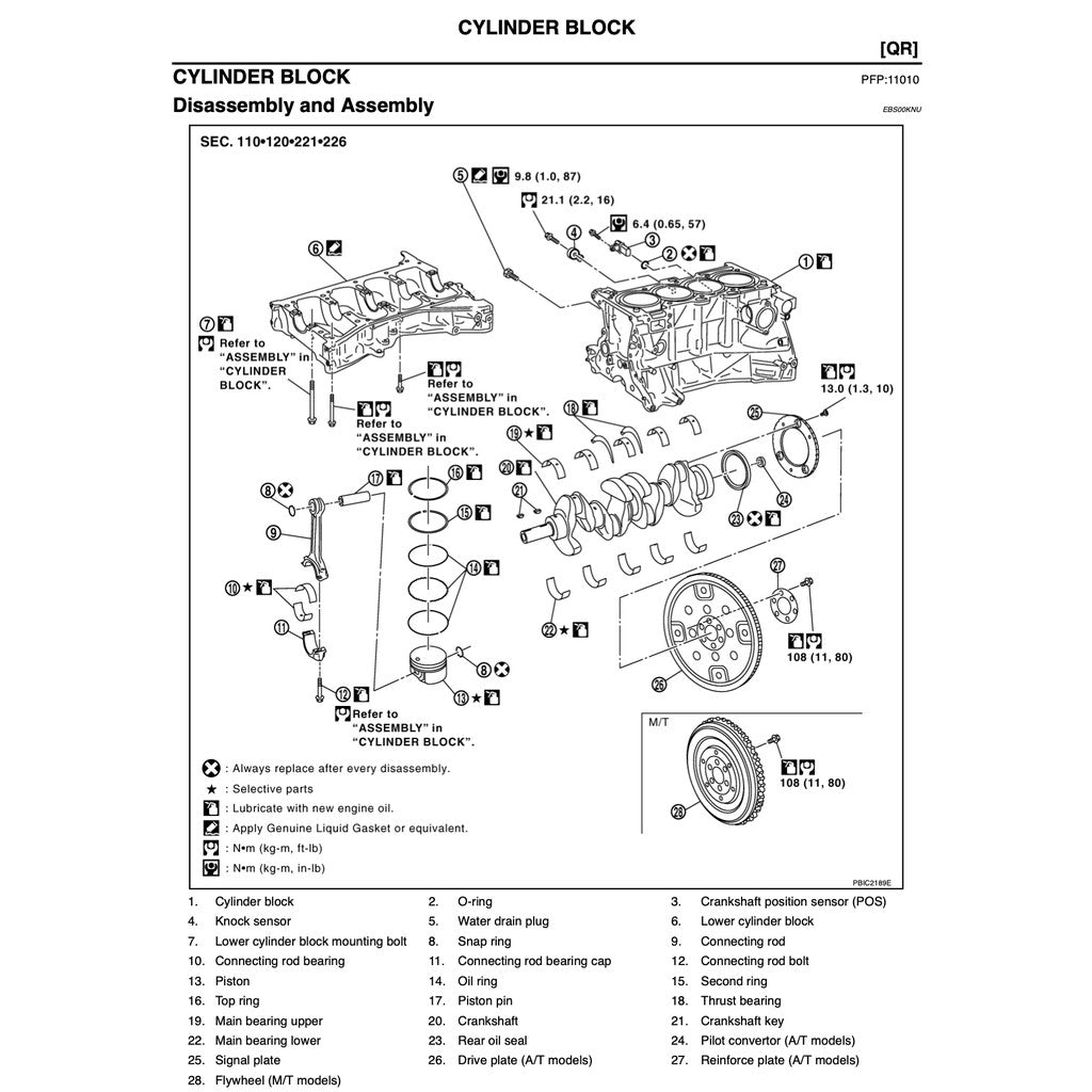 NISSAN X-TRAIL T30 (2001-2008) SERVICE WORKSHOP MANUAL - Image 3