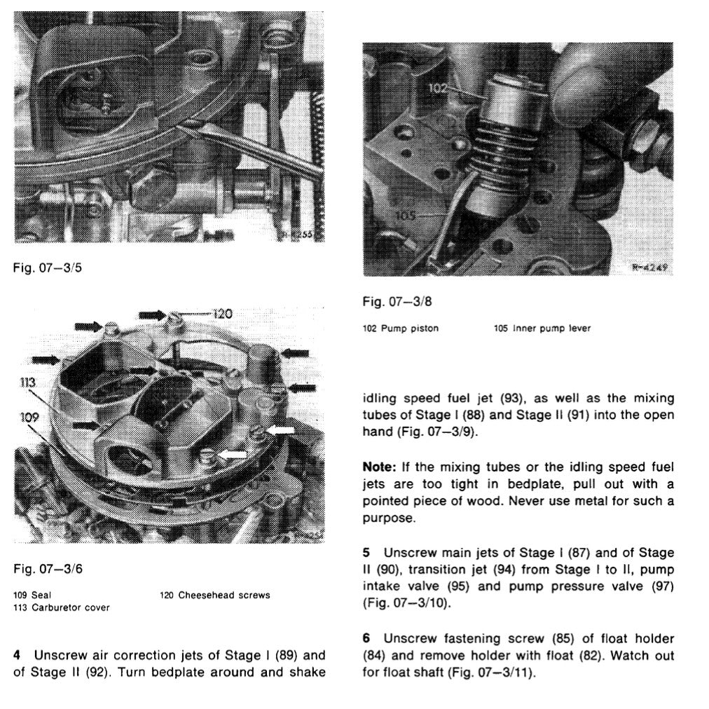 MERCEDES-BENZ ENGINE M115 (1968–1976) SERVICE WORKSHOP MANUAL - Image 6