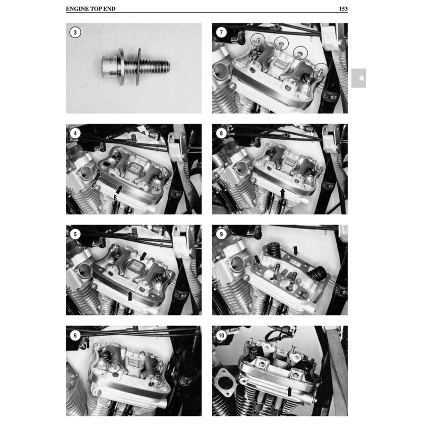 HARLEY DAVIDSON XL/XLH SPORTSTER (1986-2003) SERVICE WORKSHOP MANUAL - CLYMER - Image 9