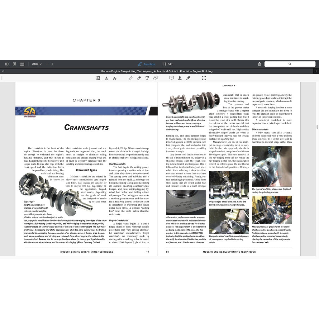 Modern Engine Blueprinting Techniques: A Practical Guide to Precision Engine Blueprinting - Pro Series - SA251 - Image 6