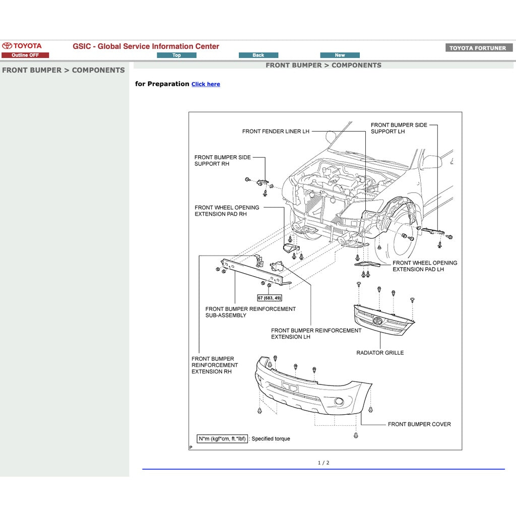 TOYOTA FORTUNER AN150/ AN160 (2015-2022) SERVICE WORKSHOP MANUAL - Image 3