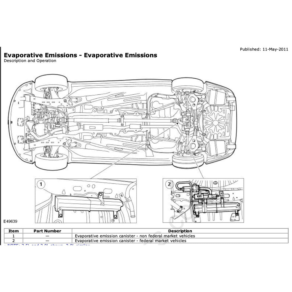 JAGUAR X-TYPE (2000-2009) SERVICE WORKSHOP MANUAL - Image 8