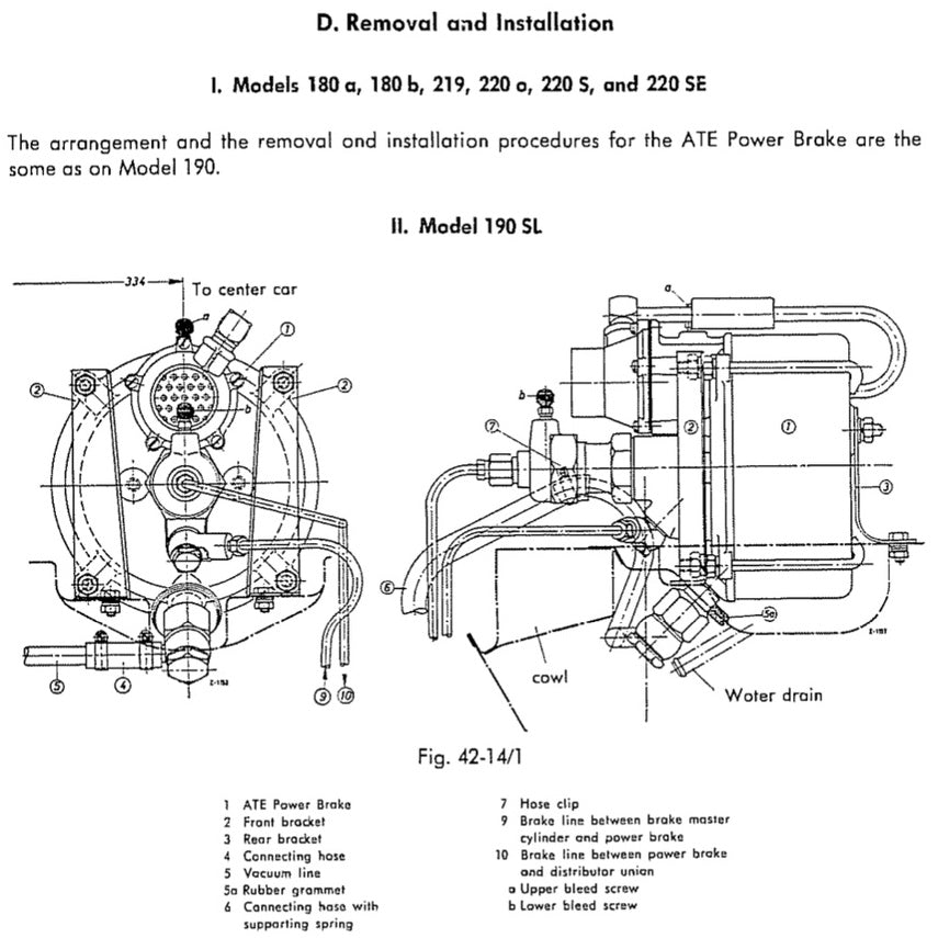 MERCEDES BENZ W120 W121 "PONTON" (1953-1963) SERVICE WORKSHOP MANUAL - Image 7