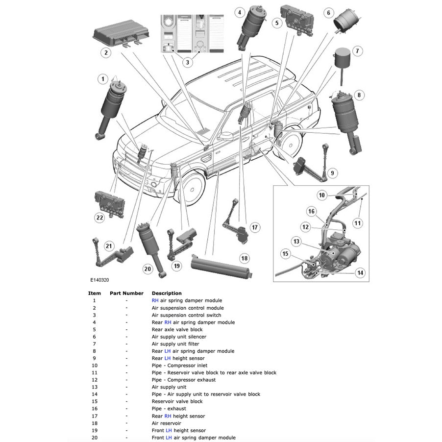 RANGE ROVER SPORT L320 (2006-2013) SERVICE WORKSHOP MANUAL - Image 10