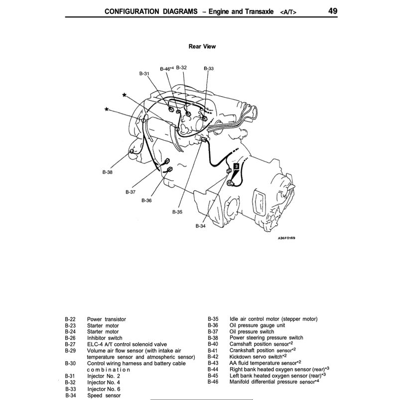 MITSUBISHI GTO / 3000 GT / SPYDER (1990-2000) SERVICE WORKSHOP MANUAL - Image 8