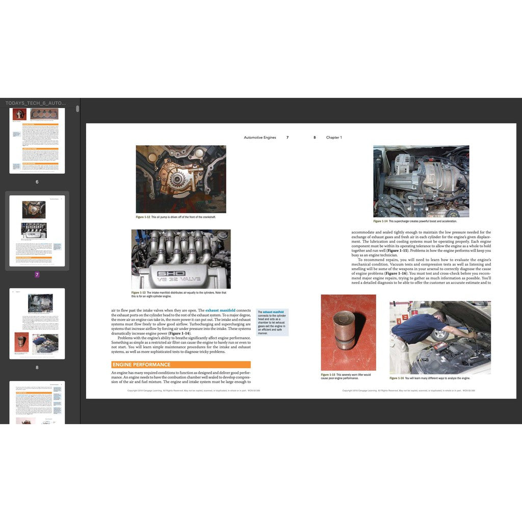 TODAY'S TECHNICIAN: AUTOMOTIVE ENGINE REPAIR & REBUILDING - TRAINING & WORKSHOP MANUAL - Image 4