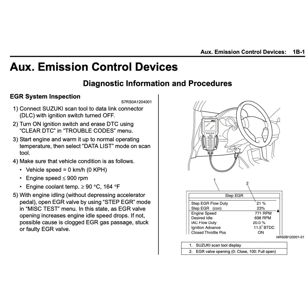 SUZUKI SWIFT ZA ZC ZD (2004-2010) SERVICE WORKSHOP MANUAL - Image 8