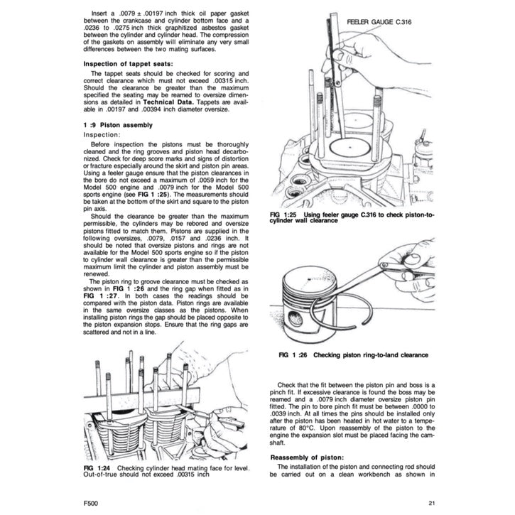 FIAT 500 D/F/L (1957-1974) SERVICE WORKSHOP MANUAL + OWNER's MANUAL - Image 5