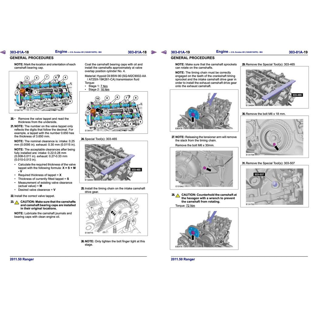 FORD RANGER T6 (2011-2015) SERVICE WORKSHOP MANUAL - Image 3