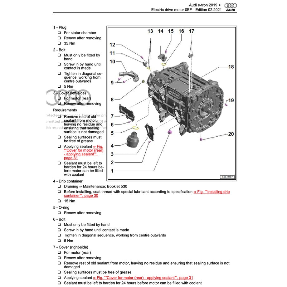 AUDI e-tron EV (2019+) SERVICE WORKSHOP MANUAL - Image 4