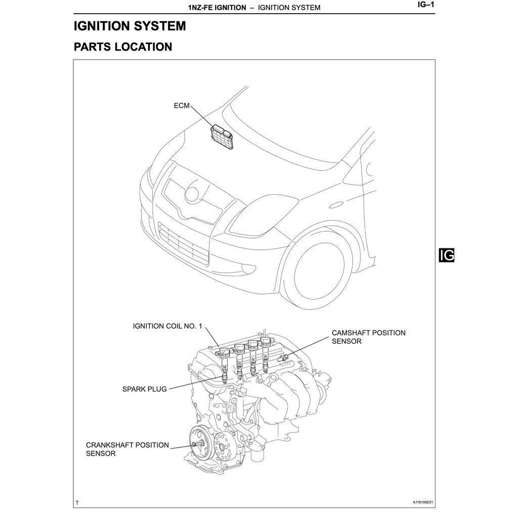 TOYOTA ENGINE 1NZ-FE 1NZFE 1.5L SERVICE REPAIR WORKSHOP MANUAL - VIOS YARIS COROLLA AURIS GEELY GREAT WALL C10 - Image 3