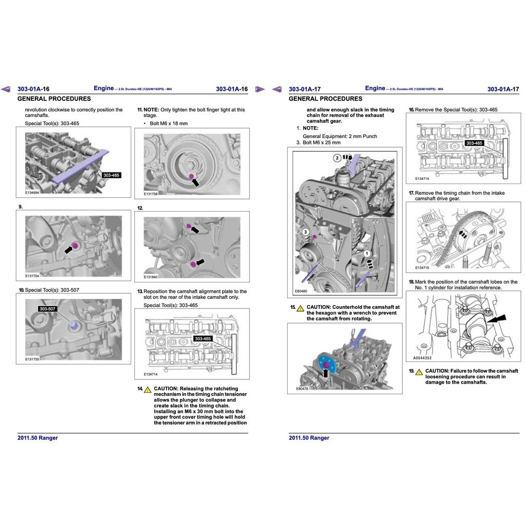FORD RANGER T6 (2011-2015) SERVICE WORKSHOP MANUAL - Image 10