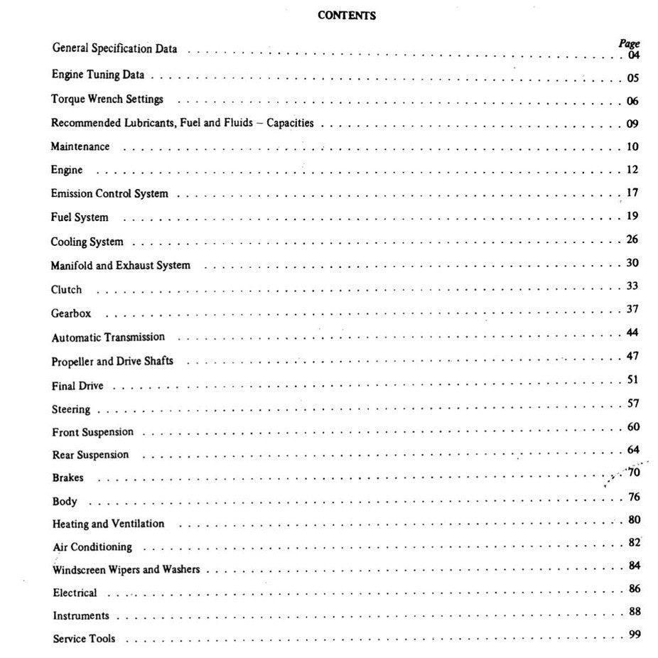 JAGUAR E-TYPE V12 (1961-1975) FACTORY WORKSHOP REPAIR SERVICE MANUAL - Image 3