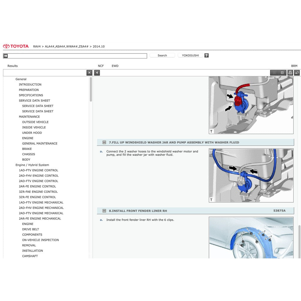 TOYOTA RAV4 XA30 (2006-2012) SERVICE WORKSHOP MANUAL - Image 3