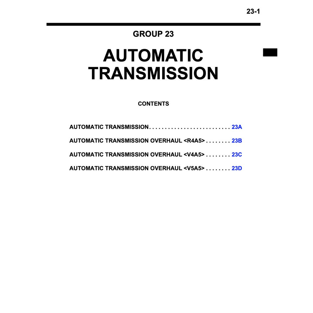 TRITON MITSUBISHI TRITON L200 KA/KB (2006-2015) SERVICE WORKSHOP MANUAL - Image 6