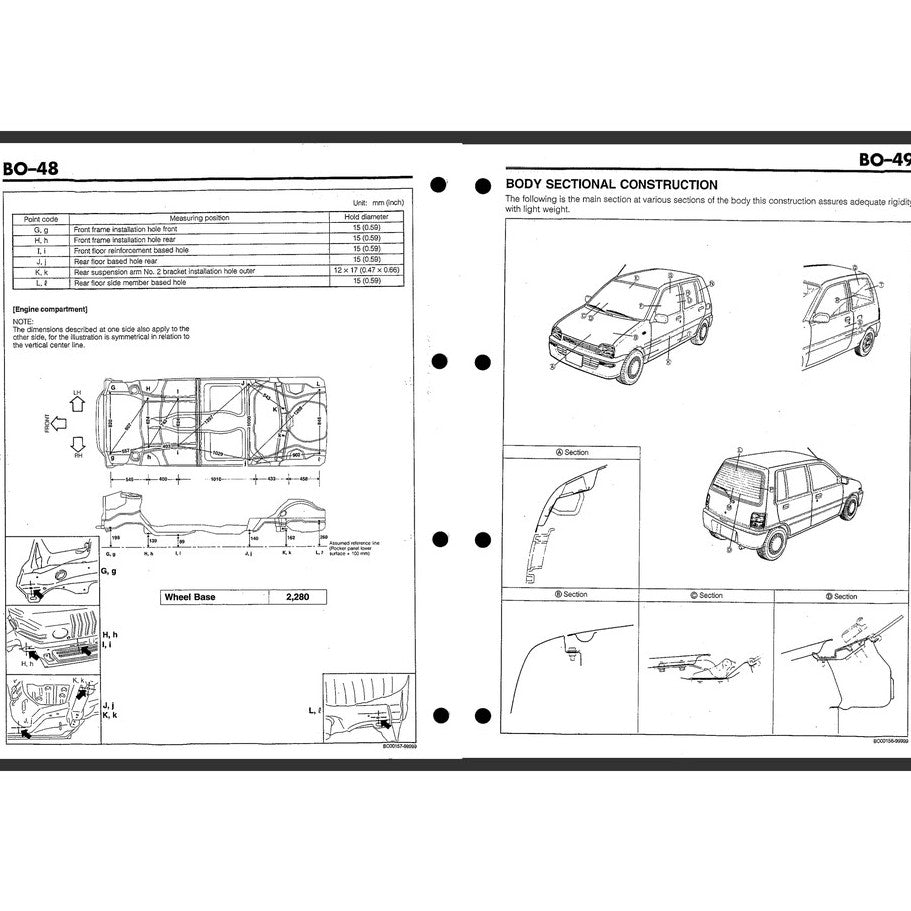 PERODUA KANCIL MKI (1990-2001) SERVICE WORKSHOP MANUAL - Image 7