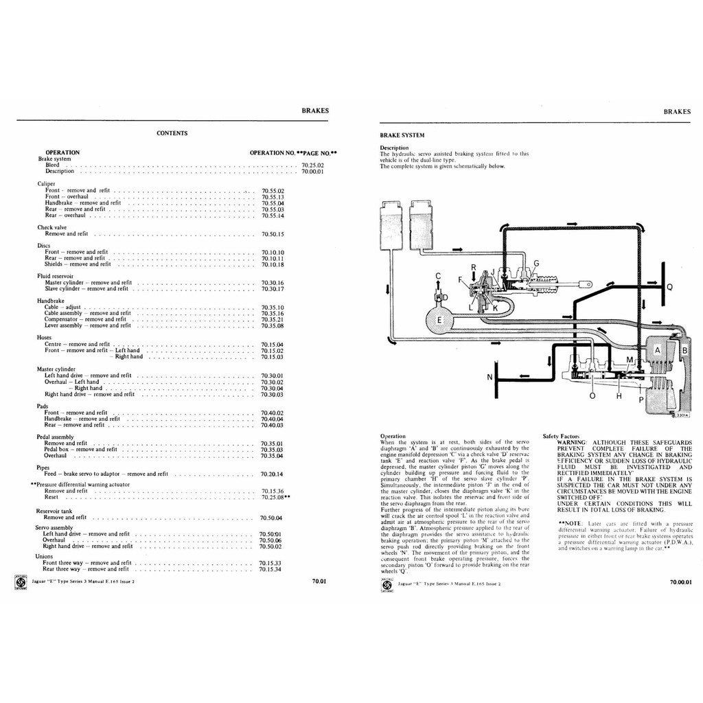 JAGUAR E-TYPE V12 (1961-1975) FACTORY WORKSHOP REPAIR SERVICE MANUAL - Image 4