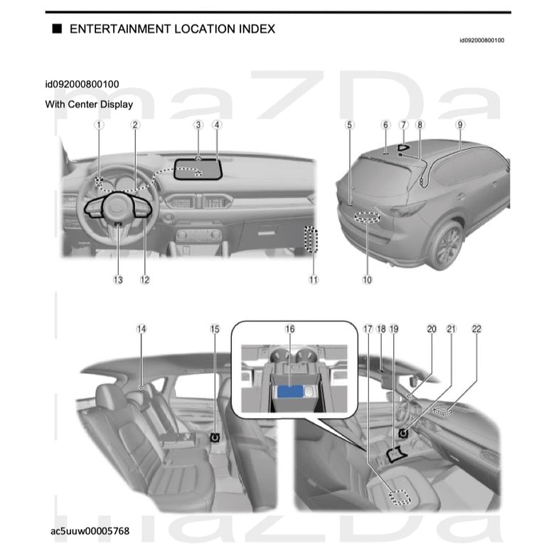 MAZDA CX-5 KF (2018-2022) SERVICE WORKSHOP MANUAL - Image 10