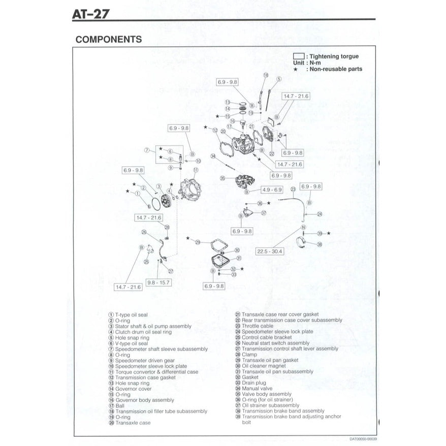 PERODUA KANCIL MK2 (2002-2009) SERVICE WORKSHOP MANUAL - Image 9