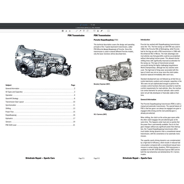 PORSCHE CAYMAN / BOXSTER 987.1 & 987.2 (2004-2012) SERVICE WORKSHOP MANUAL + PARTS CATALOGUE - Image 4