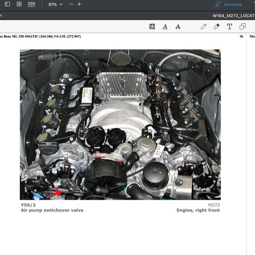MERCEDES BENZ W164 M272 (2005-2011) SERVICE WORKSHOP MANUAL - Image 4