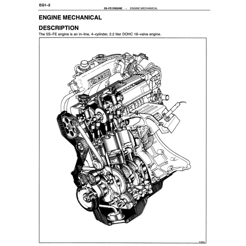 TOYOTA CAMRY III ACV10 (1991-1996) SERVICE WORKSHOP MANUAL - Image 4