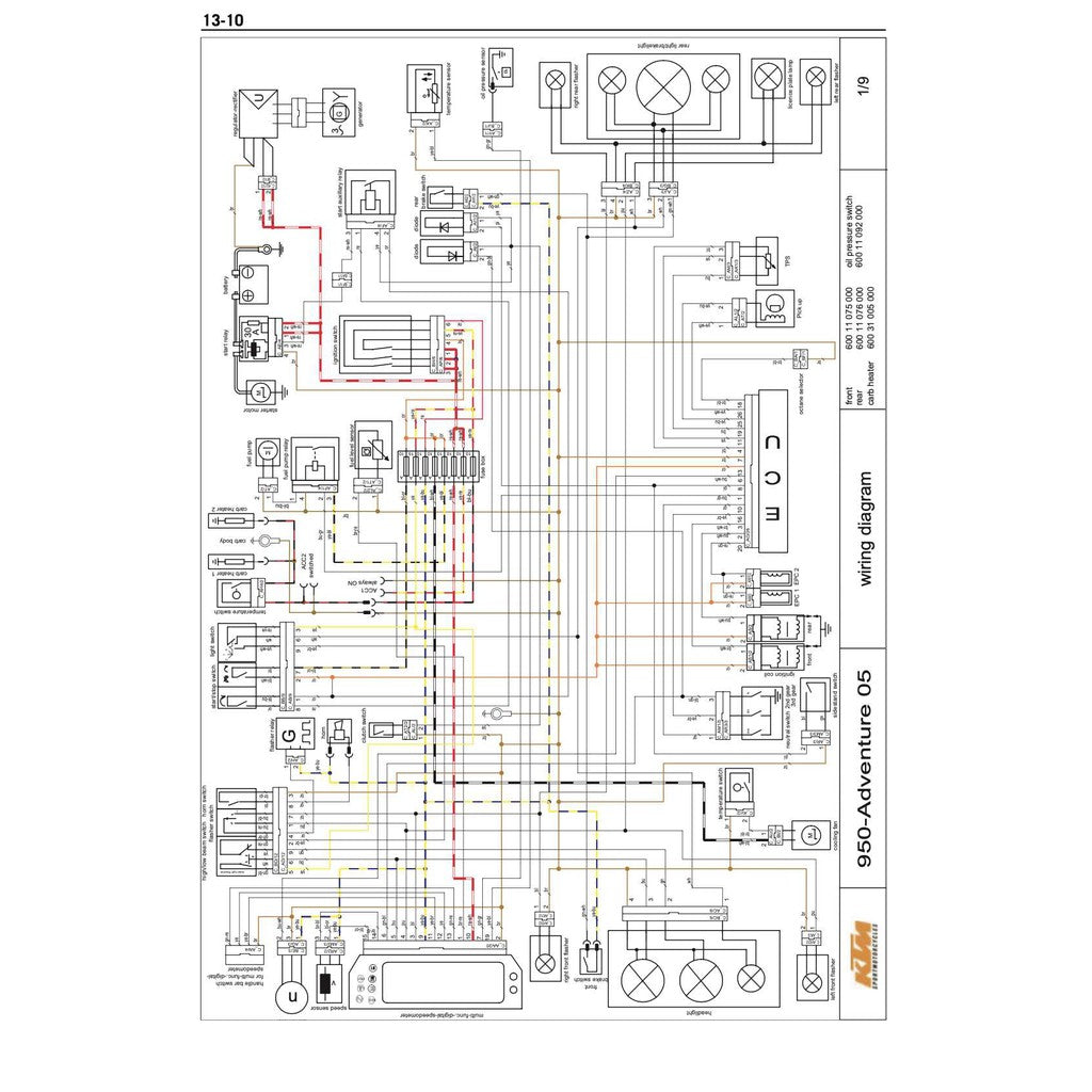 KTM 950/990 ADVENTURE (2003-2008) SERVICE REPAIR WORKSHOP MANUAL + PARTS CATALOGUE + OWNER'S MANUAL - Image 4